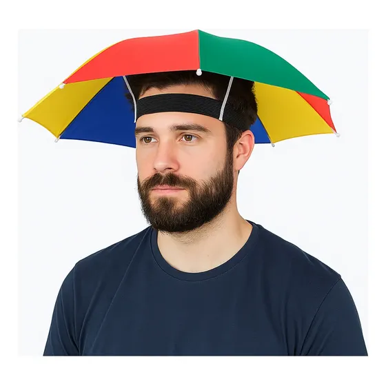 Guarda Chuva Cuca Fresca Cabeça Colorida Para Carnaval