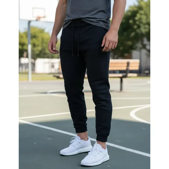 Calça Moletom Masculino Slim Jogger Algodão Premium Conforto