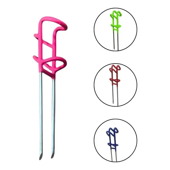 Suporte Vara Pesca Emborrachado Reforçado 35cm Apoio premium
