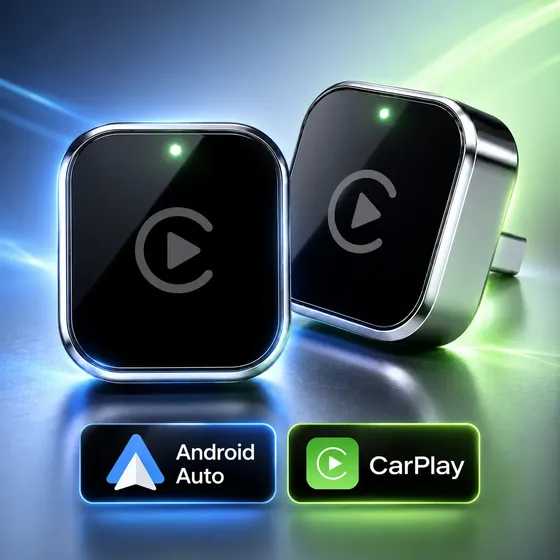 Adaptador Wireless Carplay Android Auto Sem Fio Usb 2x1 2026