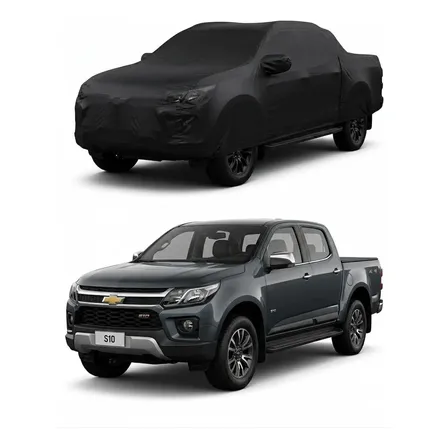 Capa Cobrir Couro 100% Forrada Chevrolet S10 Anti-gato