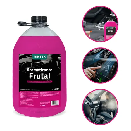 Sanitizante Aromatizante Frutal 5l Vintex By Vonixx Rosa Fru Rosa Frutal