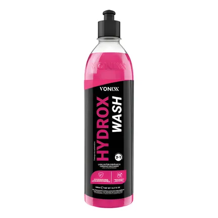 Hydrox Wash 500ml Shampoo Para Veículo Vonix Líquido 2 Em 1