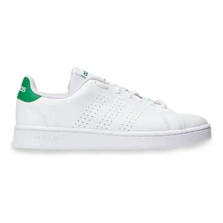 Tênis Masculino E Feminino Advantage 2.0 adidas Branco E Verde Liso 36 Br