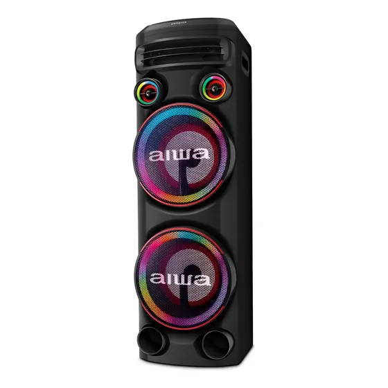 Torre De Som T2w-02 2300w Woofers 10 Bluetooth Rgb Aiwa