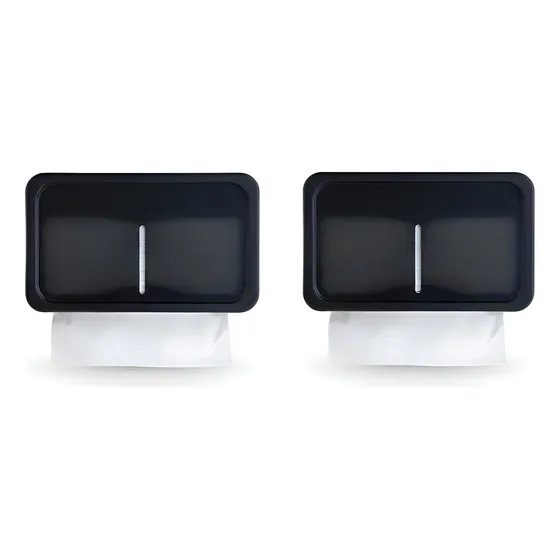 Kit 2 Dispenser Toalheiro Papel Interfolha Banheiro Lavabo