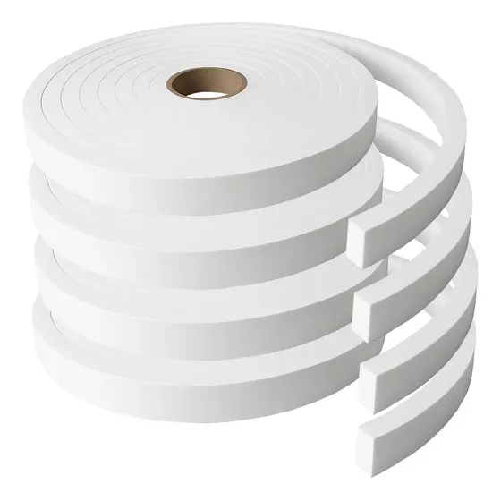 Fita Eva Branco 4un Autocolante 15mm X Larg 2cm X 20 Mts