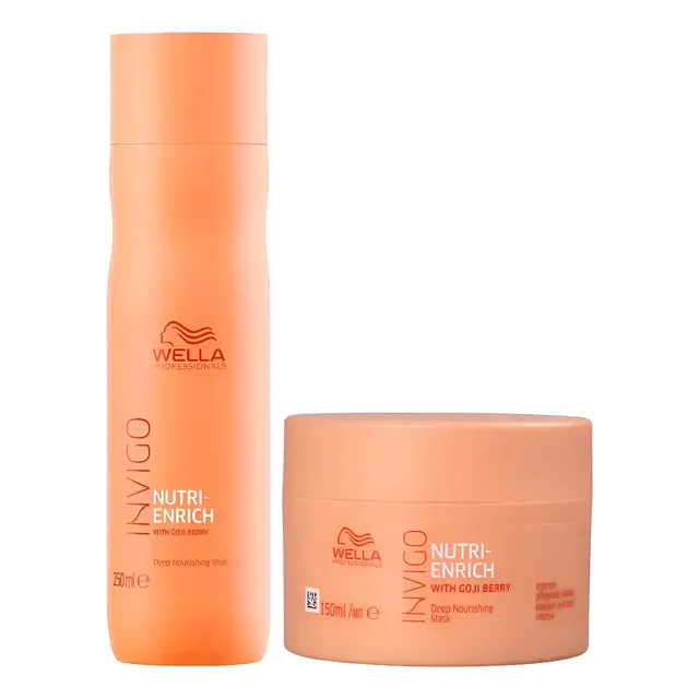 Shampoo 250ml + Máscara 150g - Nutri Enrich - Wella