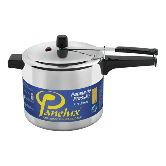 Panela De Pressão 1036 Alumínio Polido - 7 L Panelux