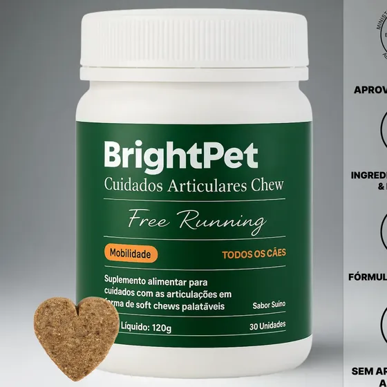 Brightpet Mobilidade: Suplemento Alimentar Para Articulação