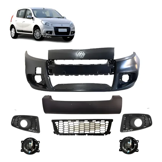 Parachoque Dianteiro Renault Sandero 2012 2013 2014 + Brinde