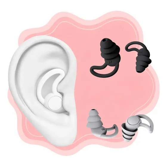 Proteror Auricular De Ouvido Dormir Natação Ronco Tampao