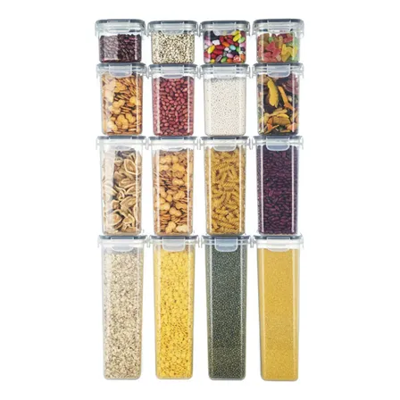 Kit Leve7 Pague5 Potes Hermetico Mantimentos Cozinha Vedação