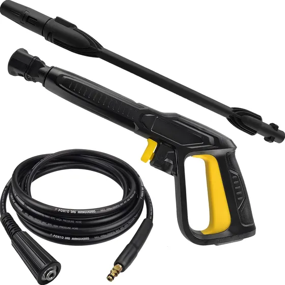 Pistola C/ Tubeira 3mt Mangueira Compatível Com Karcher 340