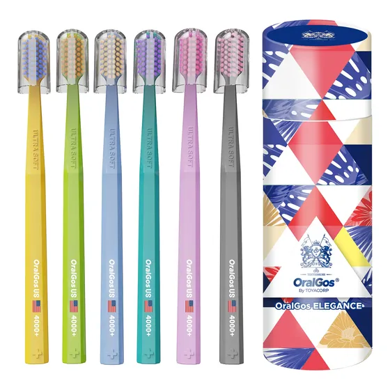 Escova Dental Oralgos Db781 Cs 4000 Cerdas Cores Variadas