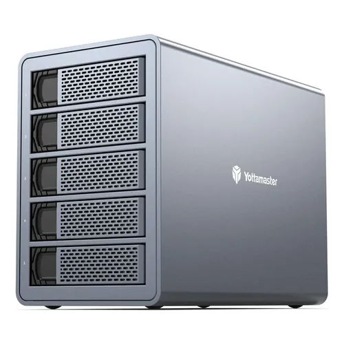 Hd Storage Raid - 5 Baias - Até 90tb - Fs5ru3 127/220v