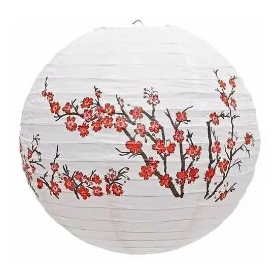 Kit 5 Luminária Sakura Japonesa Chinesa Lanterna Hachi8