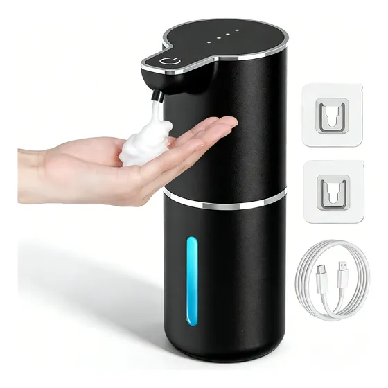 Saboneteira Automática Espuma 4 Níveis Usb Recarregável