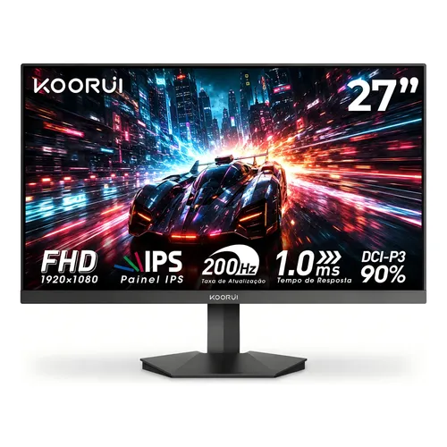 Monitor Gamer Koorui G2711p 27in Fast Ips 200hz 1ms Fhd