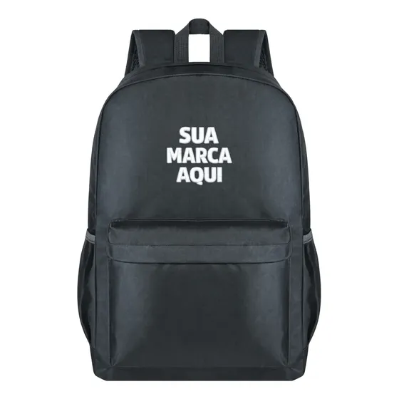 Mochila Impermeável Personalizada Marca Logo Unissex