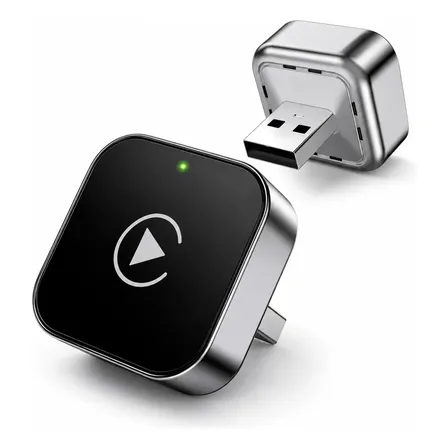 Mini Adaptador Wireless Carplay Android Auto Sem Fio Usb 2x1