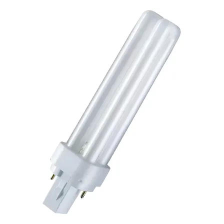 Lampada Dulux D 18w 6400k 2p G24d-2 Br Frio Compacta Ecolume Branco Frio