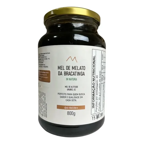Mel Cru De Melato De Bracatinga 800g - Mel De Altitude