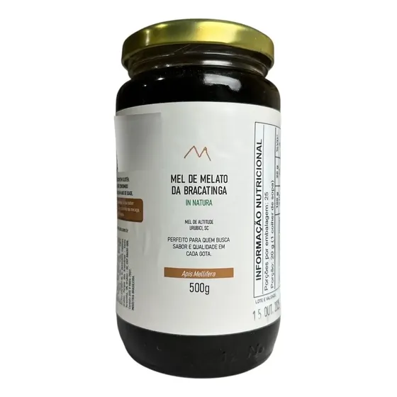 Mel Cru De Melato De Bracatinga 500g - Mel De Altitude