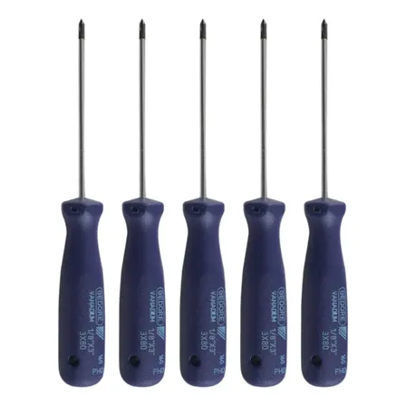 Kit 5 Chave Philips 1/4x6 Ph2 Comprimento 25cm - Gedore