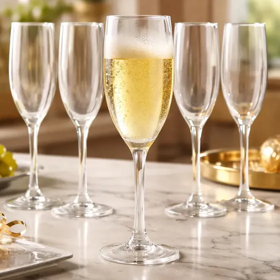 100 Taças Champagne Acrílico Premium 190ml Promoção Festa