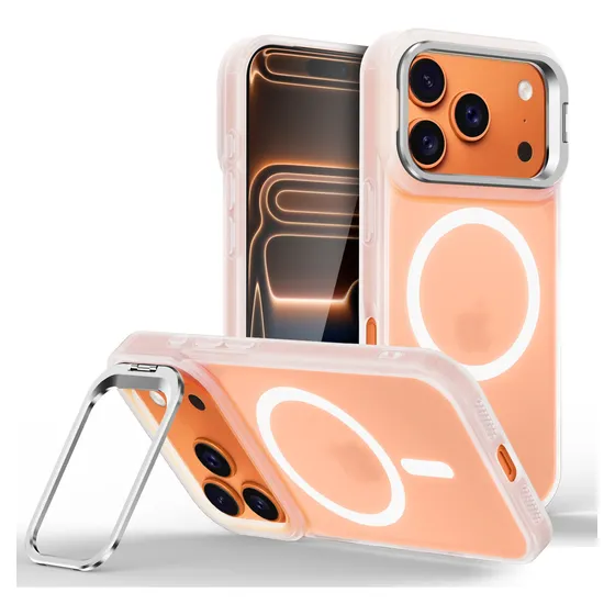 Capa Para iPhone 17 Pro Max Anti Impacto E Suporte Retrátil