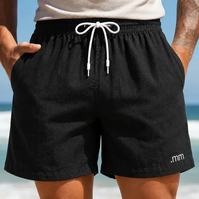 Bermuda Linho Masculina Mauricinho Praia Social Casual Verao