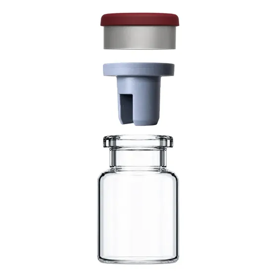 20 Frasco Penicilina 2ml 13mm Vidro Selo Flipoff E Borracha