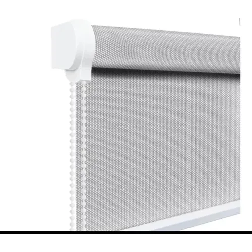 Persiana Cortina Tela Solar 5% Med 0,70x0,90 Varanda Cinza Largura 070 X Altura 090