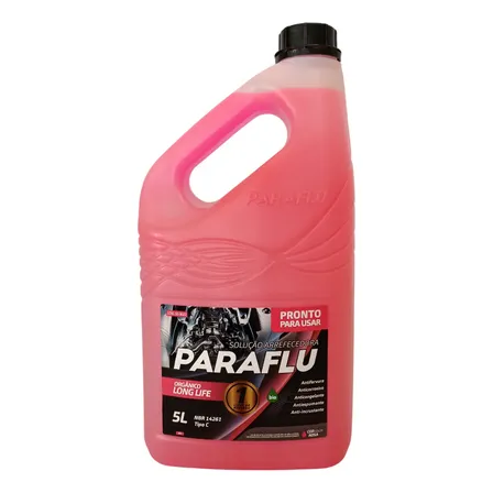 5l Aditivo Radiador Pronto Para Uso Rosa Paraflu