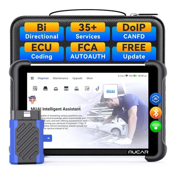 Scanner Automotivo Mucar 892 Bt Bluetooth 34 Reset Can Fd