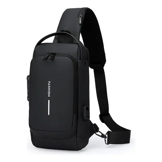 Bolsa Tiracolo Antifurto Masculina Impermeável
