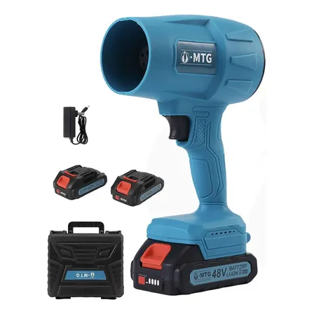 Mtg Soprador De Ar Elétrico Portátil Turbo 1050w Azul-aço 220v