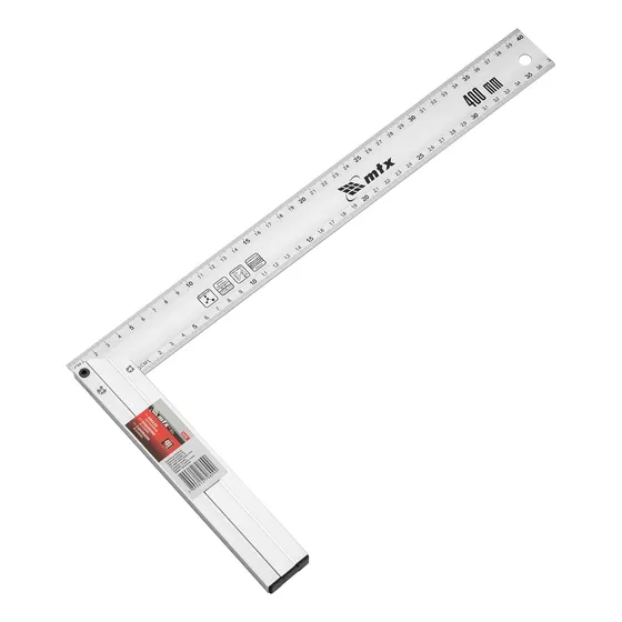 Esquadro, Aluminio Fundido, 16pol., 400mm, 1pc // Mtx