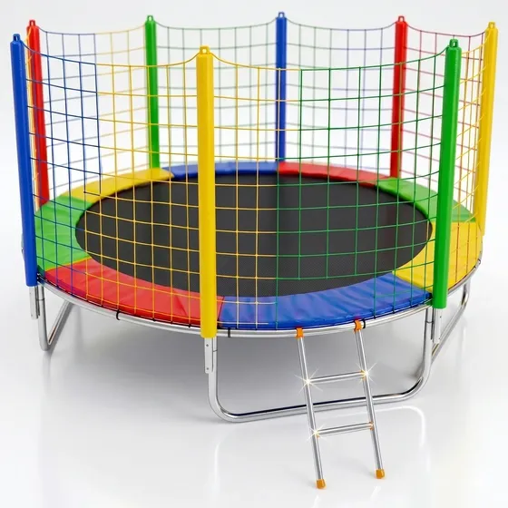 Cama Elástica 3,05m +10 Molas Brinde Pula Pula Suporta 500kg