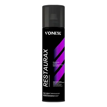 Vonixx Restaurax Spray 400ml Proteção E Revitalização De Plásticos