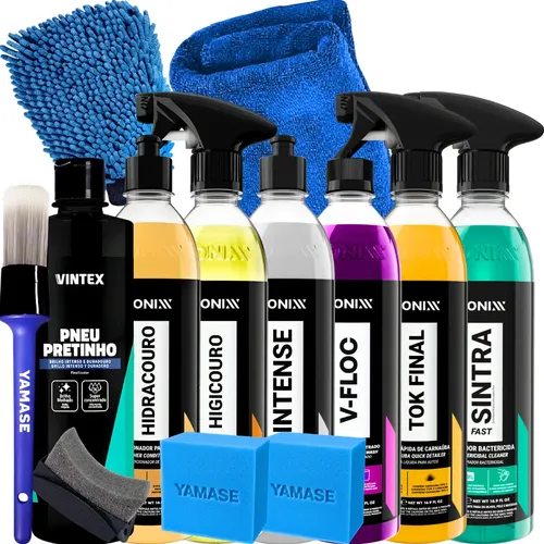 Kit Lavagem Shampo Cera Tok Final Intense Sintra Couro Vonix