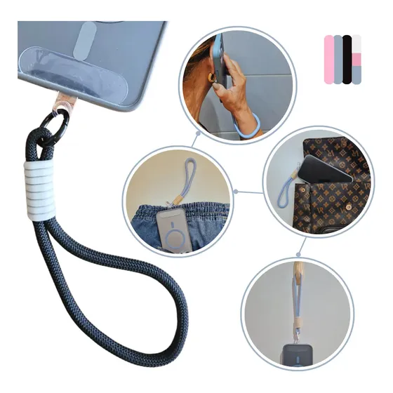 Cordão Para Celular Alça Mão Segurar Pulso Correia Universal