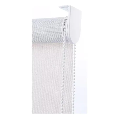 Persiana Cortina Tela Solar 5% Med 1,50x1,50 Varanda Branco Largura 150 X Altura 150