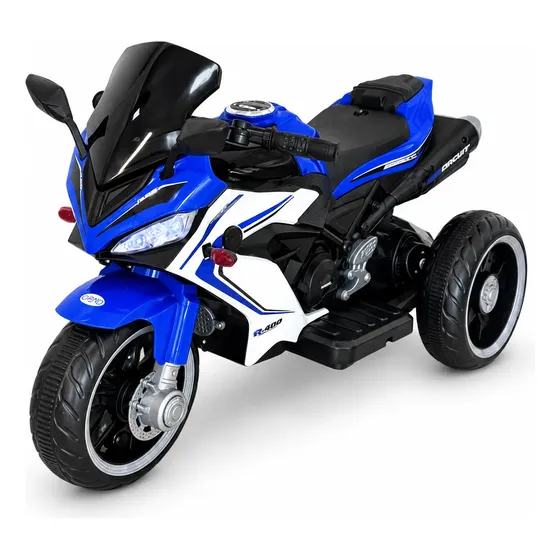 Moto Elétrica Infantil 6v Hyper Speed Azul
