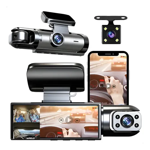 Câmera Automotiva Dvr Hd Wifi Lente Infravermelho Dupla + Ré