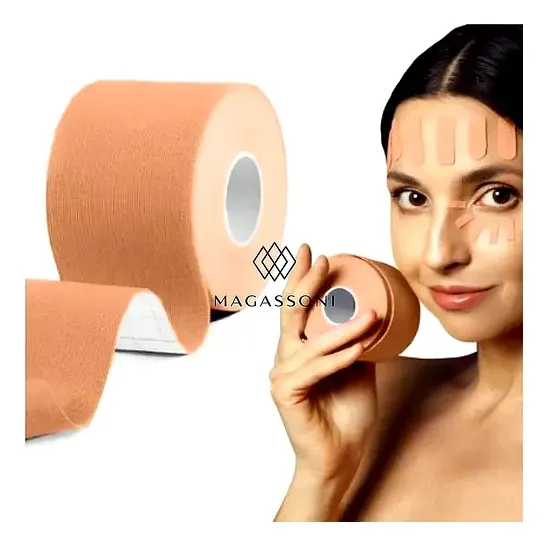 Kit 3 Fitas Tapping Bandagem Elástica Esporte Adesiva
