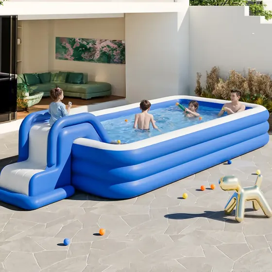 Parque Aquático Inflável Infantil Escorregador 290x172cm