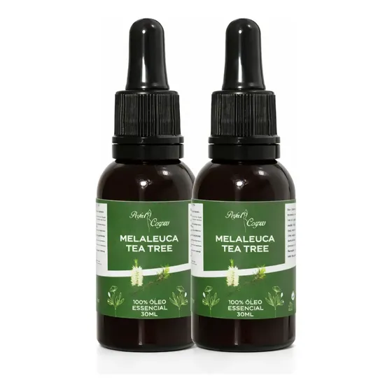 Óleo Essencial De Melaleuca 100% Puro 30ml Contra Micose