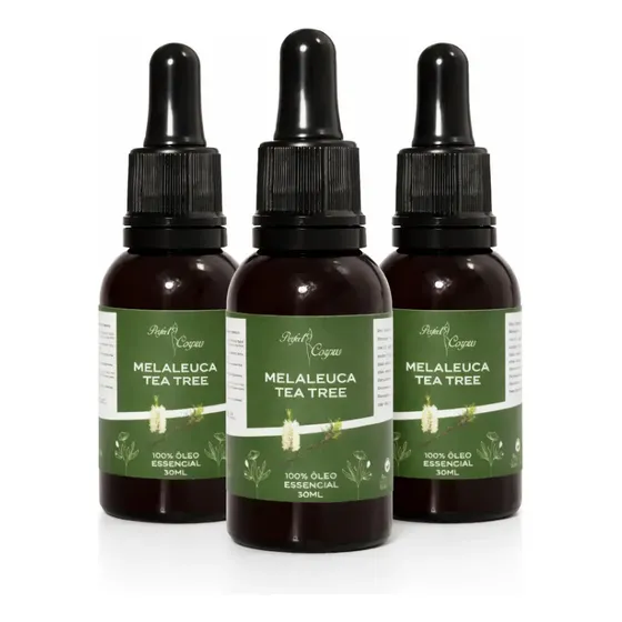 Óleo Essencial De Melaleuca 100% Puro 30ml Contra Micose